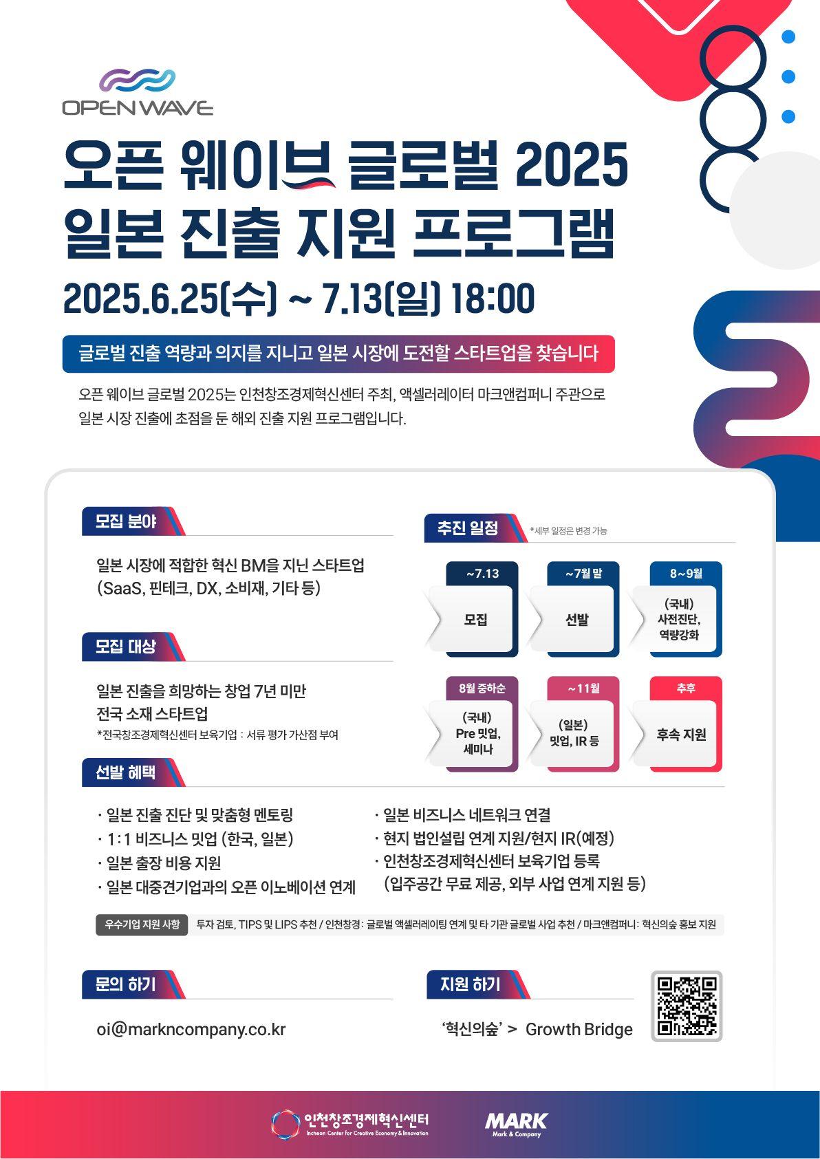 오픈 웨이브 글로벌 2025 일본 진출 지원 프로그램