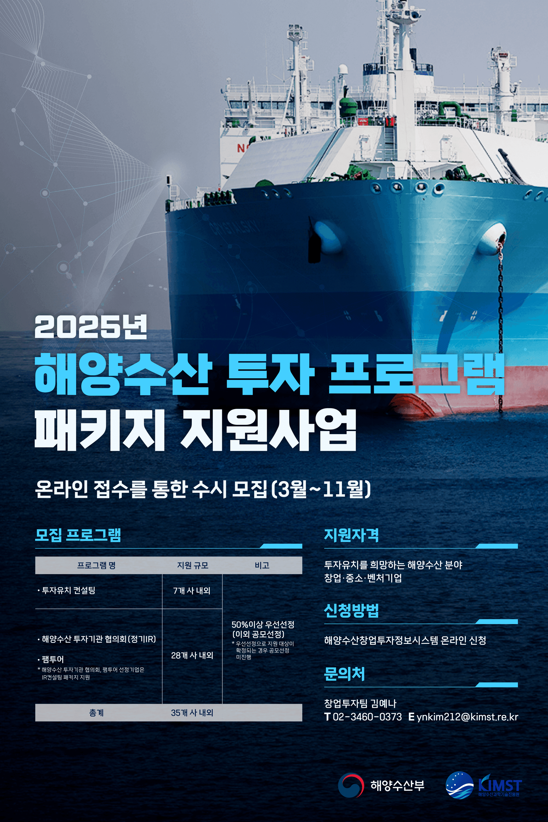 2025년 해양수산 투자 프로그램 패키지 지원사업