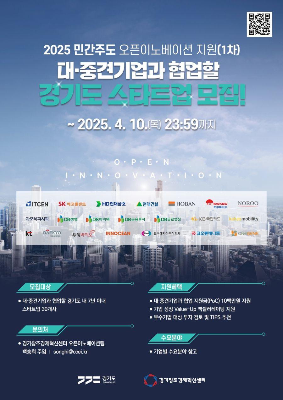 2025 민간주도 오픈이노베이션 지원